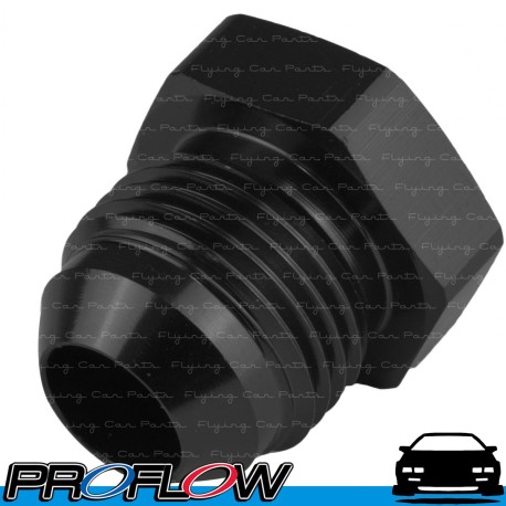 PROFLOW Male AN -10 (10AN) Flare Plug Black