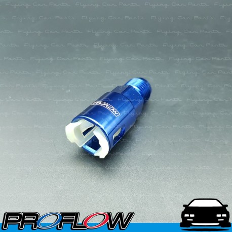 PROFLOW Female 3/8" Quick Connect To Male AN -6 (6AN) Fitting Adapter Blue