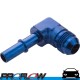 PROFLOW Male 5/16" Quick Connect To Male AN -6 (6AN) 90 Degree Fitting Blue