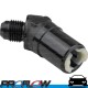 PROFLOW Female 3/8" Quick Connect To Male AN -6 (6AN) 45 Degree Fitting Black