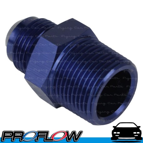 PROFLOW Male AN -3 (3AN) To 1/8" NPT Fitting Adapter Blue