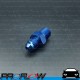 PROFLOW Male AN -4 (4AN) To 1/4" NPT Fitting Adapter Blue