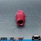 PROFLOW Male AN -4 (4AN) To 1/4" NPT Fitting Adapter Red