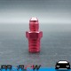 PROFLOW Male AN -4 (4AN) To 1/4" NPT Fitting Adapter Red