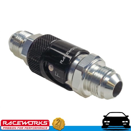 RACEWORKS Aluminium Quick Release AN3 3AN Fittings AN3 3AN Body (Brake Fluid)