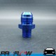 PROFLOW Male AN -10 (10AN) To 3/8" NPT Fitting Adapter Blue