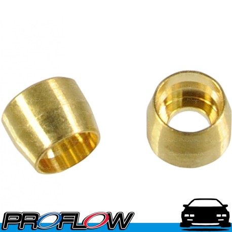 PROFLOW 5 x Brass Teflon Line Olive Insert AN -3 (3AN)