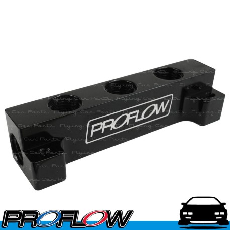 PROFLOW Black Fuel Block Log 2 x AN -8 (AN8) 3 x AN -6 (AN6) ORB Ports