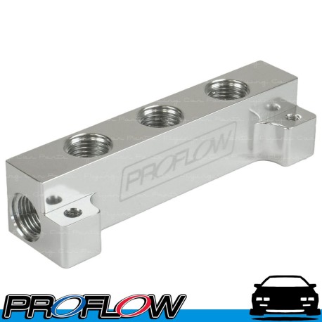 PROFLOW Silver Fuel Block Log 2 x AN -8 (AN8) 3 x AN -6 (AN6) ORB Ports