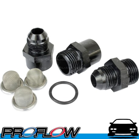 PROFLOW Oil Fuel In-Line Filter Kit 30, 80, 150 Micron Inline AN -3 (AN3)