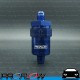 PROFLOW Premium Billet Fuel Filter 30 Micron Male AN -6 (AN6) Blue