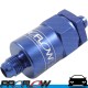 PROFLOW Premium Billet Fuel Filter 30 Micron Male AN -8 (AN8) Blue