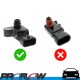 PROFLOW GM LS1 LS2 LSx MAP Sensor Relocation Block Black