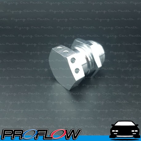 PROFLOW Valve Rocker Cover Bolt-In Breather Bulkhead Adaptor AN -12 (AN12) Silver