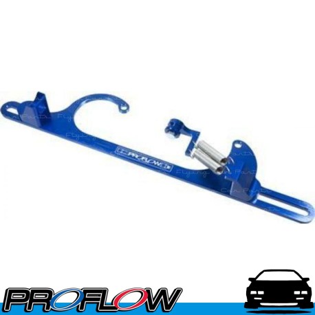 PROFLOW Holley 4150 Carburettor Return Spring Throttle Cable Bracket Billet Blue