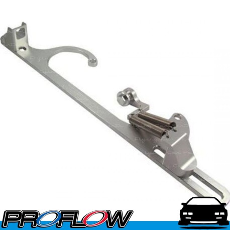 PROFLOW Holley 4150 Carburettor Return Spring Throttle Cable Bracket Billet Silver