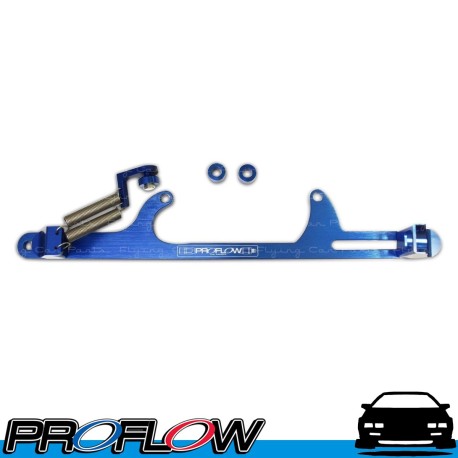 PROFLOW Holley 4500 Carburettor Return Spring Throttle Cable Bracket Billet Blue