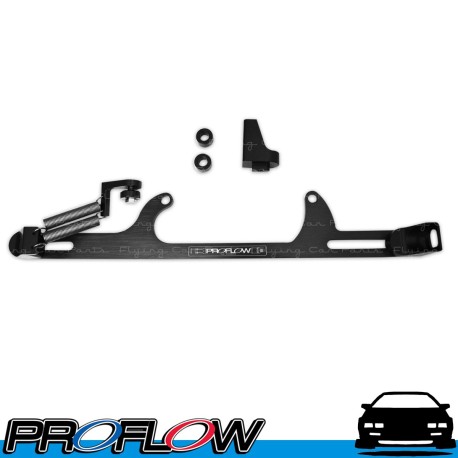 PROFLOW Holley 4500 Carburettor Return Spring Throttle Cable Bracket Billet Black