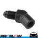 PROFLOW 45 Degree Female 1/8" NPT To Male AN -3 (AN3) Adaptor Black