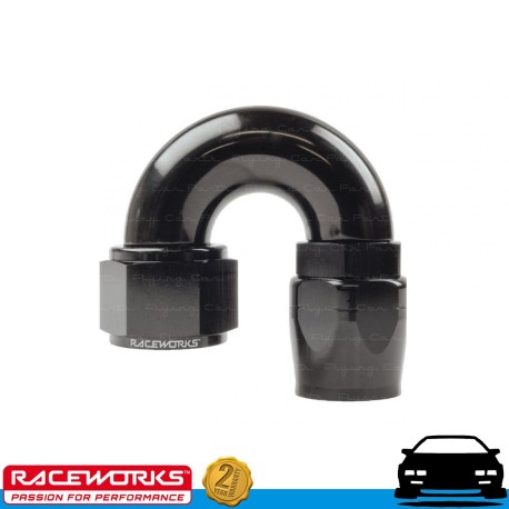 RACEWORKS 100 Series Cutter Hose End AN16 16AN 180deg Fuel Oil E85