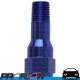 Male 1/8" NPT To Female 1/8" NPT Extension Blue