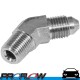 Stainless Steel 45 Degree Male AN -4 (AN4) To 1/8â€ NPT