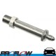  Stainless Steel Through Frame Fitting 2-3/8" Long 1/8" NPT To AN -3 (AN3) Male x 2