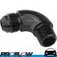 PROFLOW 90 Degree 3/8" NPT To Male AN -8 (AN8) Forged Fitting Black