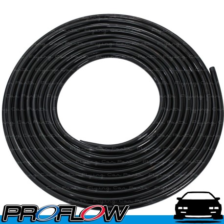 Aluminium Fuel Line 3/8" 25Ft Coil Black