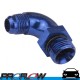 90 Degree Male Forged ORB O-Ring Boss Fitting AN -4 (AN4) Blue