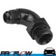 90 Degree Male Forged ORB O-Ring Boss Fitting AN -4 (AN4) Black