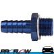 Male Fitting M10x10 to 3/8" Barb Blue