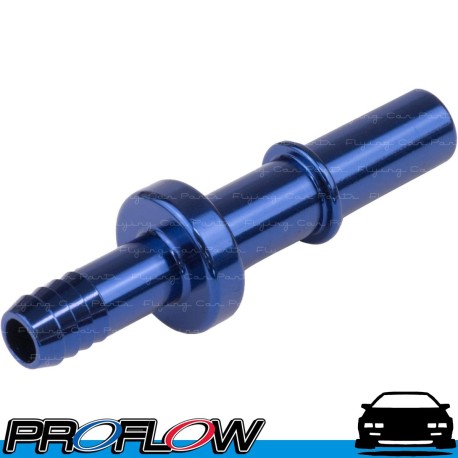  3/8" Male Fitting Quick Release To 8mm Barb Blue