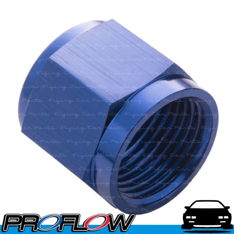 Aluminium Tube Nut For 3/16" Tube Blue