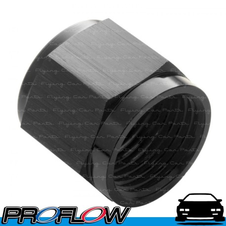 Aluminium Tube Nut For 3/16" Tube Black