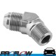 PROFLOW Male Fitting AN -3 (AN3) 45 Degree To 1/8" NPT Silver