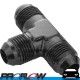 PROFLOW Male Fitting AN -6 (AN6) Flare Tee Black