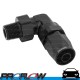 PROFLOW Male Fitting 1/8" NPT 90 Degree To AN -6 (AN6) Hose Black