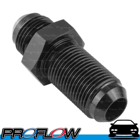 PROFLOW Male Flare Fitting AN -6 (AN6) Bulkhead Black