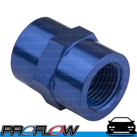 Female Coupler 1/4" NPT Blue