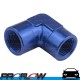 90 Degree Coupler Elbow 3/8" NPT Blue