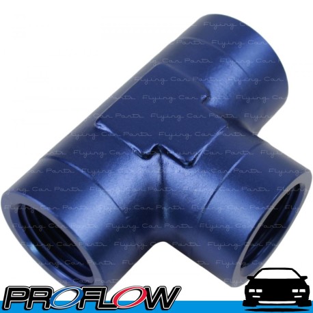 Female Fitting Pipe Tee 1/8" NPT Blue