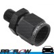 PROFLOW Female Fitting AN -6 (AN6) Straight Swivel to Male M12x1.50 Black