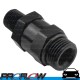  Male 1/8" NPT to Male AN -6 (AN6) O-Ring Swivel Fitting Black