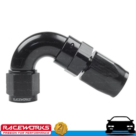 RACEWORKS Taper Hose End AN6 6AN 120deg Fuel Oil E85 Diesel