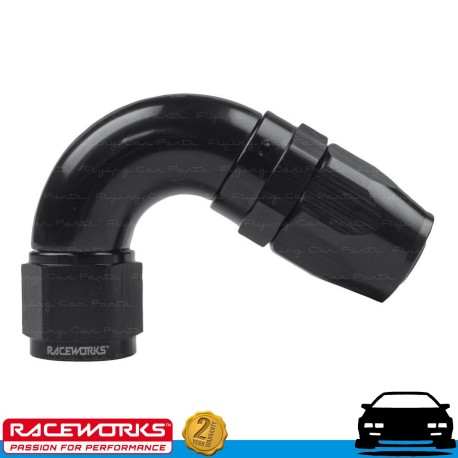 RACEWORKS Taper Hose End AN10 10AN 120deg Fuel Oil E85 Diesel