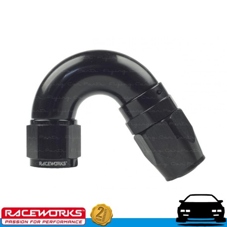 RACEWORKS Taper Hose End AN10 10AN 150deg Fuel Oil E85 Diesel