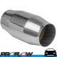 Stainless Steel Catalytic Converter 100 Cell 2.5" x 200mm Polished