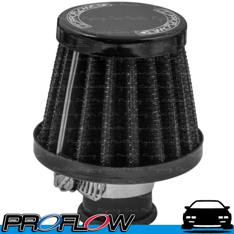 PROFLOW Mini Filter 38mm High 12mm (0.47") Neck Black