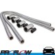 PROFLOW Universal Heater Hose Flexible Stainless Steel Chrome Kit 44" Length